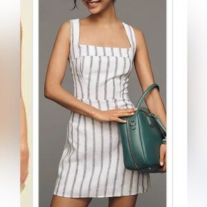 Reformation Celosia linen mini dress. Like new. Worn once.